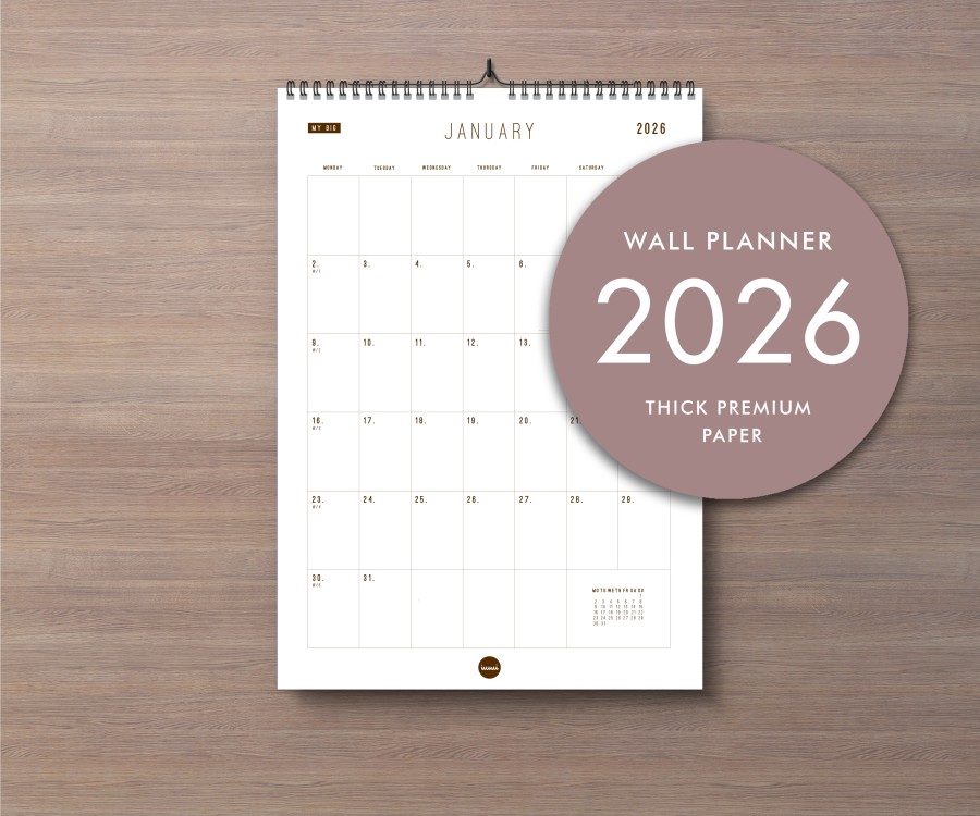 2026 wall planner calendar 